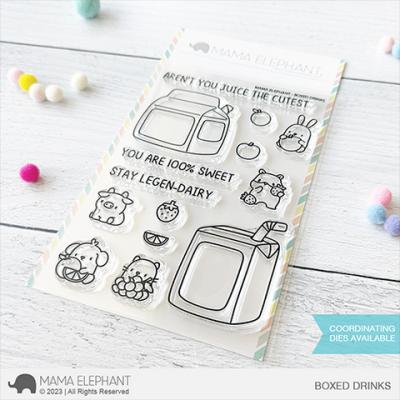 Mama Elephant Stempel - Boxed Drinks